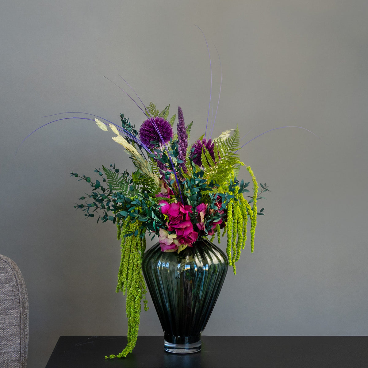 Lilla Traum – Langlebiger Blumenstrauß in Lila
