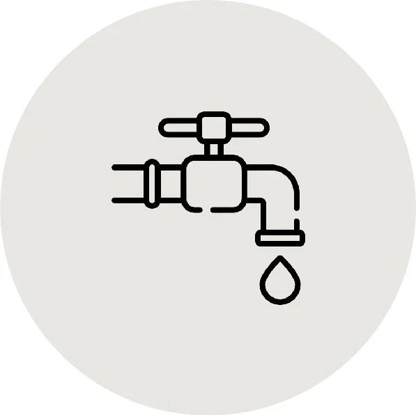 Tropfender Wasserhahn Symbol