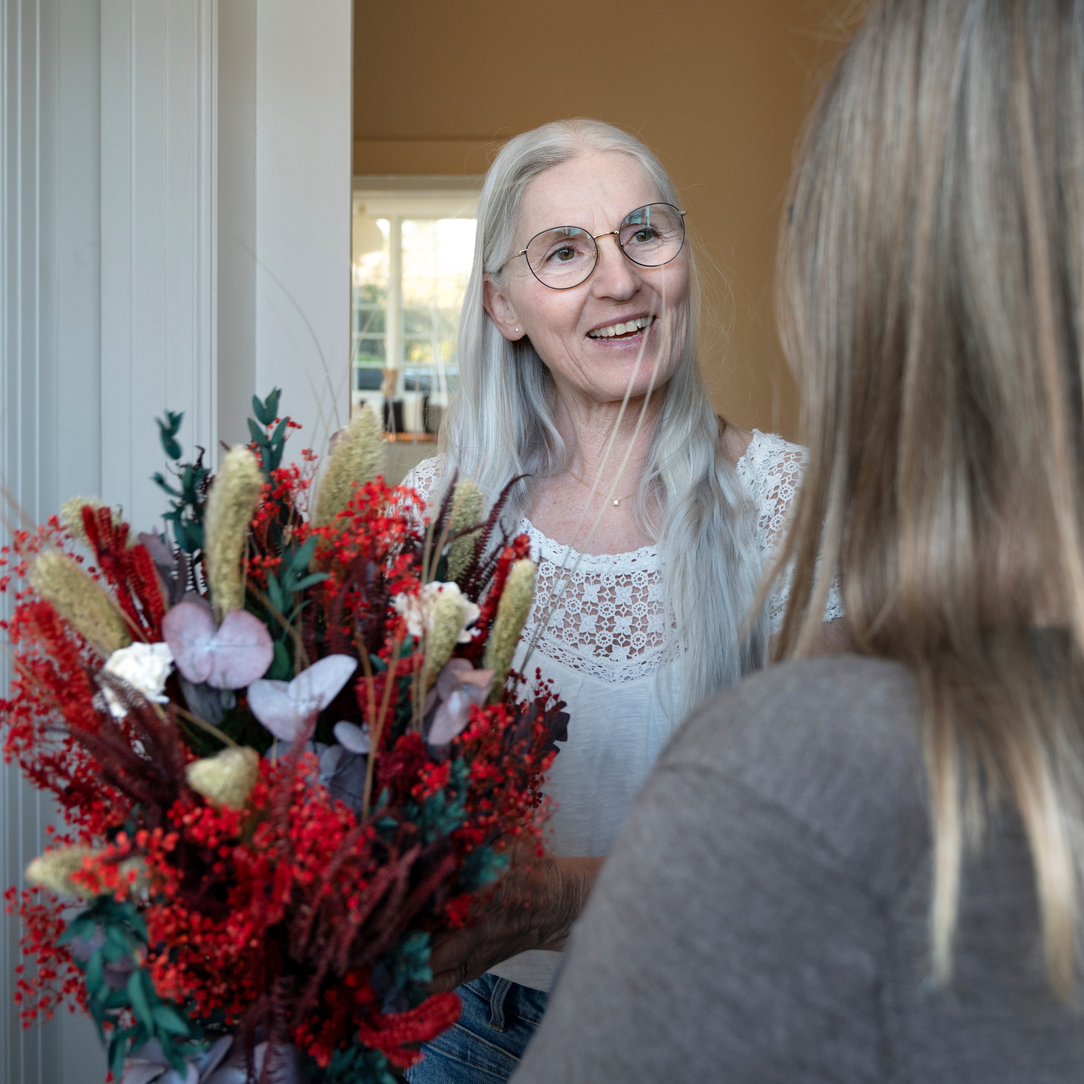 Roter Muttertagsstrauss von living flowers