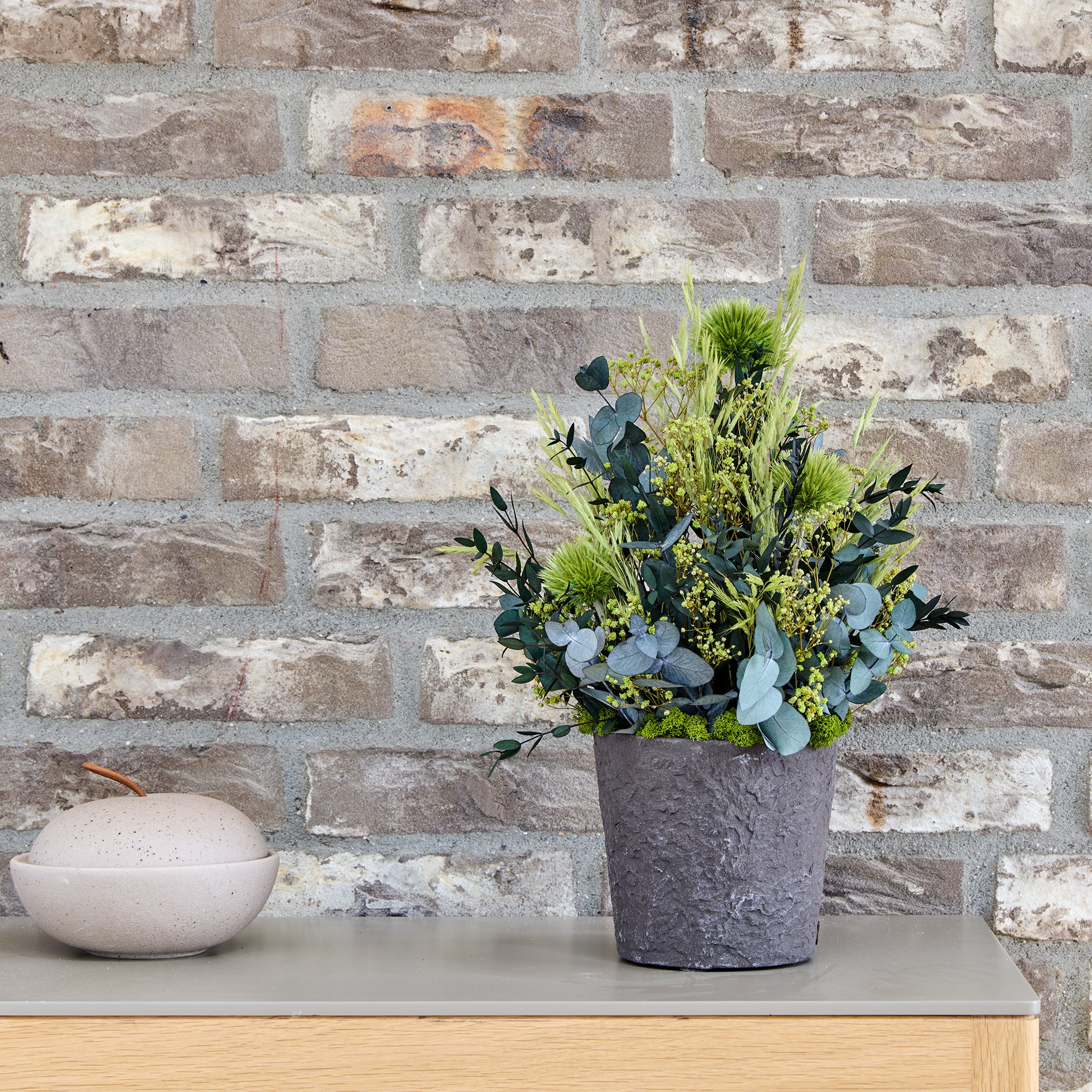 Blumendekoration im Topf – Green Hope